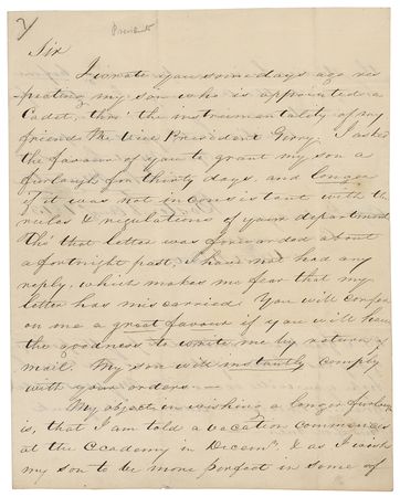 Lot #4 John Adams Signed Free Frank - Image 1