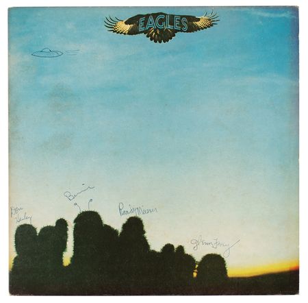 Lot #589 The Eagles Signed Promotional Debut Album - Image 1