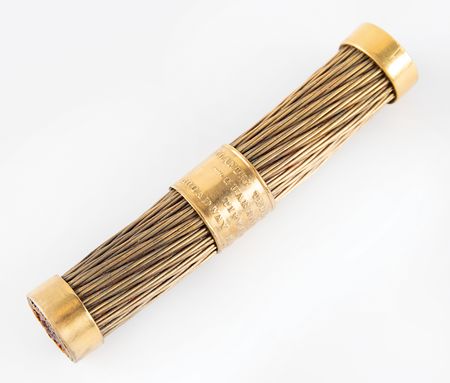 Lot #89 Cyrus W. Field: Transatlantic Telegraph Cable Relic by Tiffany's Group Lot - Image 4