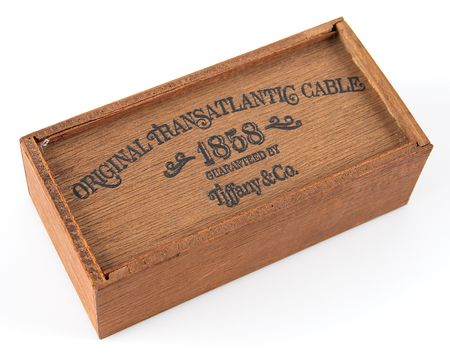 Lot #89 Cyrus W. Field: Transatlantic Telegraph Cable Relic by Tiffany's Group Lot - Image 5