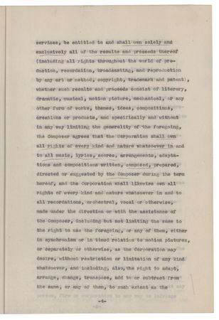 Lot #687 Max Steiner Document Signed - Image 3