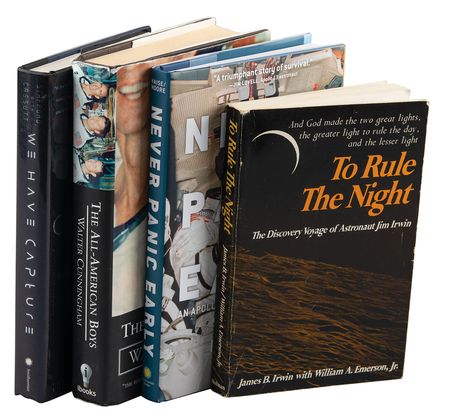 Lot #384 Apollo Astronauts (4) Signed Books - Image 1
