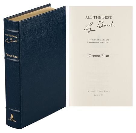 Lot #21 George Bush Signed Book - Image 1