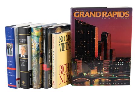 Lot #36 Five Presidents (6) Books Signed - Image 1