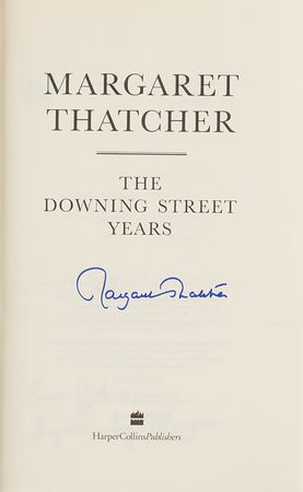 Lot #295 Margaret Thatcher Signed Book - Image 2