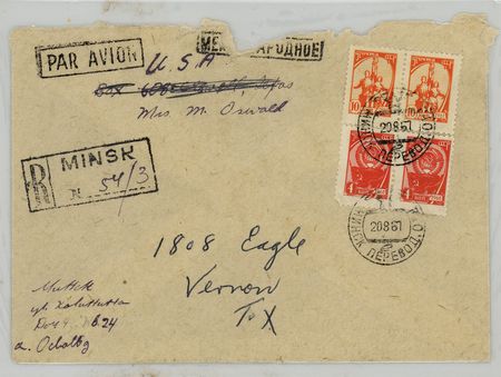 Lot #127 Lee Harvey Oswald Hand-Addressed Mailing Envelope - Image 1