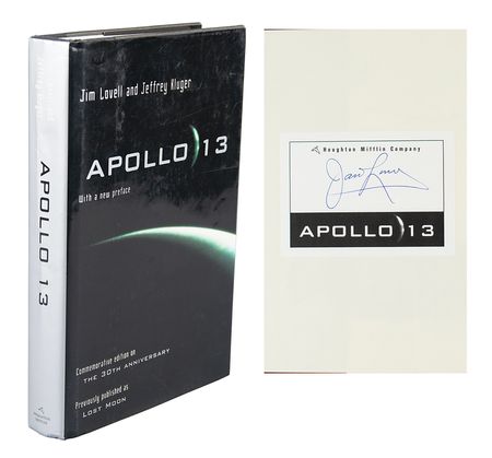 Lot #393 James Lovell Signed Book - Image 1