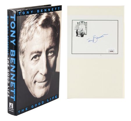Lot #613 Tony Bennett Signed Book - Image 1