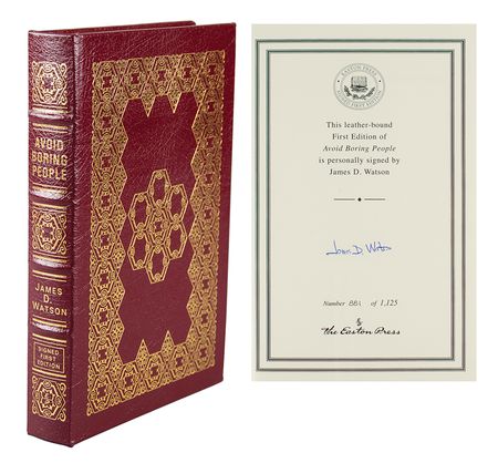 Lot #169 DNA: James D. Watson Signed Book - Image 1