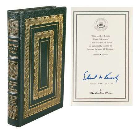 Lot #220 Ted Kennedy Signed Book - Image 1