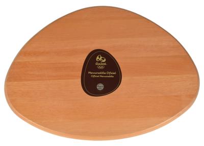 Lot #4305 Rio 2016 Summer Olympics Winner's Medal Award Tray - Image 2