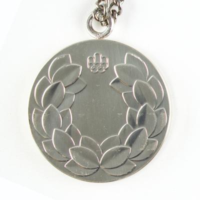 Lot #4063 Montreal 1976 Summer Olympics Silver Winner's Medal with Case - Image 2