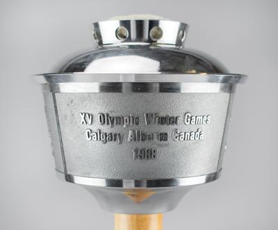 Lot #4018 Calgary 1988 Winter Olympics Torch and Relay Uniform - Image 4