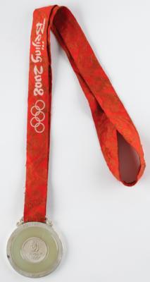 Lot #4073 Beijing 2008 Summer Olympics Silver Winner's Medal - Image 1