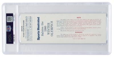 Lot #4243 Lake Placid 1980 Winter Olympics USA Hockey Ticket (2/14) - Image 2