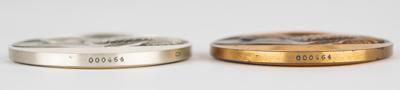 Lot #4283 Montreal 1976 Summer Olympics Silver and Bronze Medallions - Image 3
