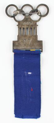 Lot #4166 Berlin 1936 Summer Olympics Chef de Mission Badge - Image 2