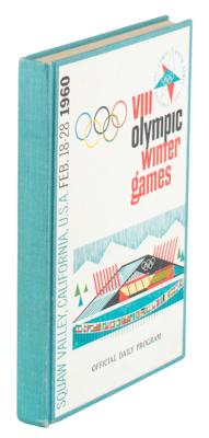 Lot #4238 Squaw Valley 1960 Winter Olympics Complete Bound Set of Daily Programs - Image 1