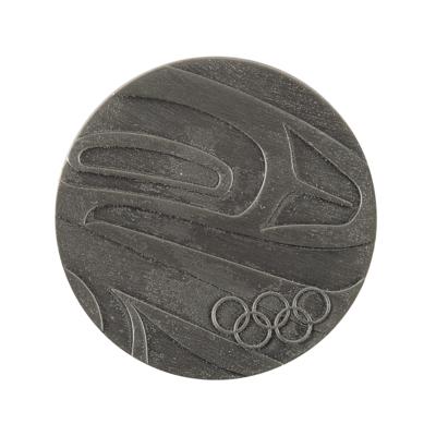 Lot #4114 Vancouver 2010 Winter Olympics Silvered Participation Medal - Image 2
