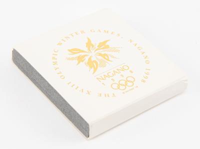 Lot #4110 Nagano 1998 Winter Olympics Bronze Participation Medal - Image 3