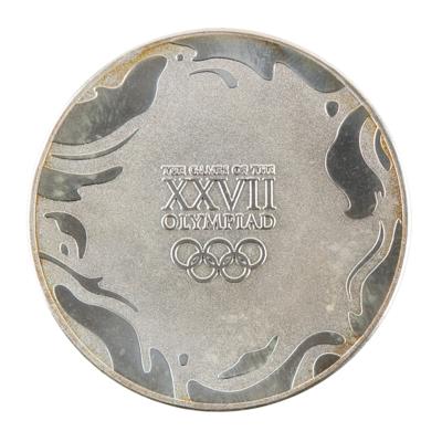 Lot #4111 Sydney 2000 Summer Olympics Silver-colored Participation Medal - Image 2