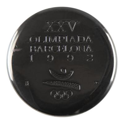 Lot #4107 Barcelona 1992 Summer Olympics Burnished Copper Participation Medal - Image 1