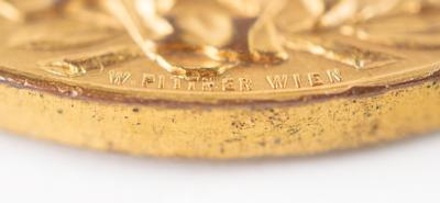 Lot #4076 Athens 1896 Olympics Gilt Bronze Participation Medal - Image 4