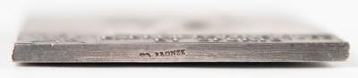 Lot #4043 Paris 1900 Olympics Silvered Bronze Winner's Medal for Physical Exercises - Image 3