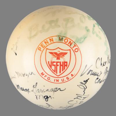 Lot #4244 Diane Moyer's Los Angeles 1984 Summer Olympics (16) Ticket Stubs and a Women's Team USA Signed Field Hockey Ball - Image 2