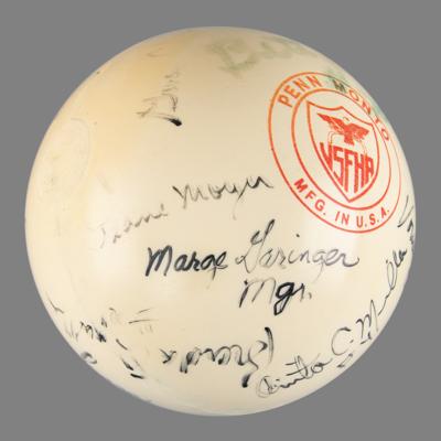 Lot #4244 Diane Moyer's Los Angeles 1984 Summer Olympics (16) Ticket Stubs and a Women's Team USA Signed Field Hockey Ball - Image 3