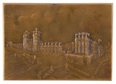 Lot #4082 Paris 1924 Summer Olympics Bronze Participant Plaquette for Shooting - Image 1
