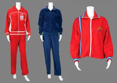 Lot #4294 Diane Moyer's Team USA Field Hockey Warm-Up Uniforms - Image 1