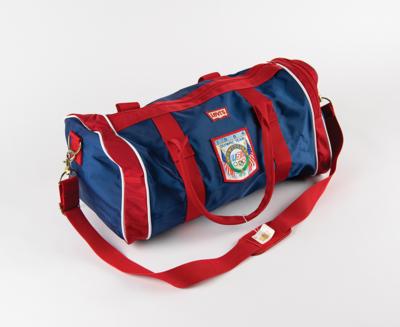 Lot #4288 Diane Moyer's Los Angeles 1984 Summer Olympics Travel Duffel Bag and Wardrobe Bag - Image 2