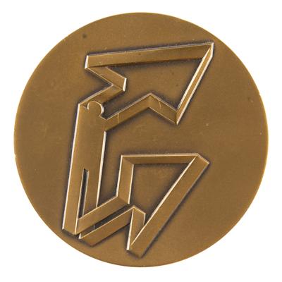 Lot #4097 Sapporo 1972 Winter Olympics Bronze Participation Medal - Image 2