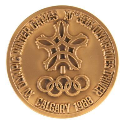 Lot #4104 Calgary 1988 Winter Olympics Participation Medal - Image 1