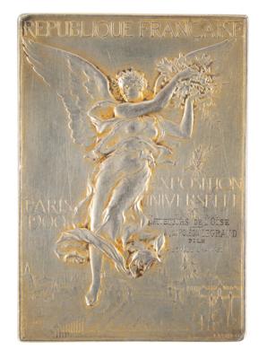 Lot #4046 Paris 1900 Olympics Gilt Silver Winner's Medal - Image 1