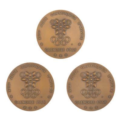 Lot #4060 Grenoble 1968 Winter Olympics Winner's Medals Proofs (3) - Image 2