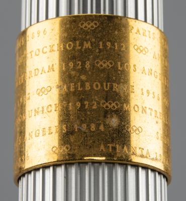 Lot #4050 Hal Haig Prieste's Antwerp 1920 Summer Olympics Bronze Winner's Medal and Participation Medal, and Atlanta 1996 Summer Olympics Torch - Image 12