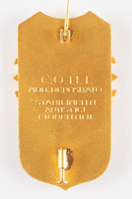 Lot #4170 Cortina 1956 Winter Olympics Match Official Badge - Image 2