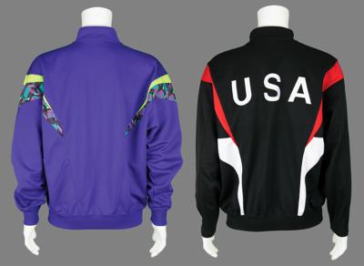 Lot #4341 Dan Jansen's Lot of (4) Team USA Jackets and Pants - Image 2