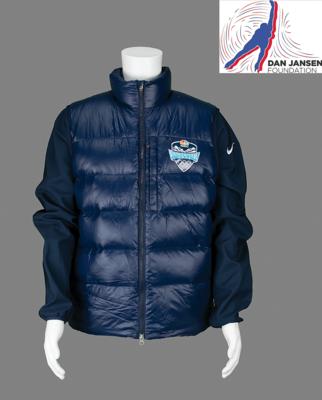 Lot #4338 Dan Jansen's Vancouver 2010 Winter Olympics NBC Commentator Jacket and Vest - Image 1