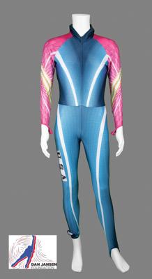 Lot #4327 Dan Jansen's Team USA Speed Skating Uniform - Image 1