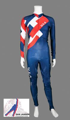 Lot #4326 Dan Jansen's Team USA Speed Skating Uniform - Image 1
