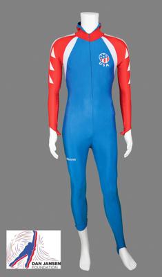 Lot #4325 Dan Jansen's Team USA Speed Skating Uniform - Image 1