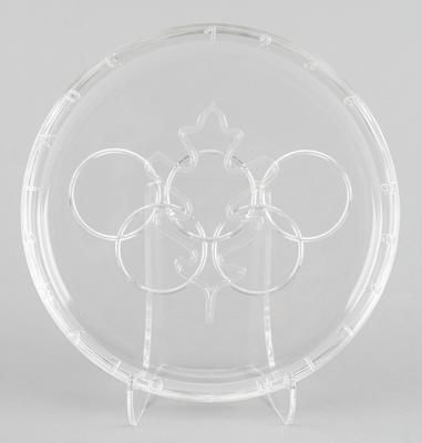 Lot #4260 Berlin 1936 Summer Olympics Souvenir Glass Plate - Image 1