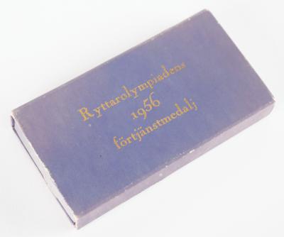 Lot #4171 Stockholm 1956 Summer Olympics Order of Merit Badge - Image 3