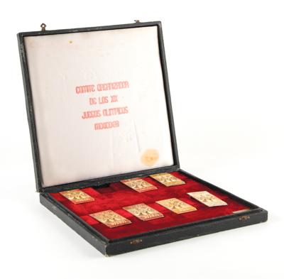 Lot #4180 Mexico City 1968 Summer Olympics (7) Official Badges - Image 2