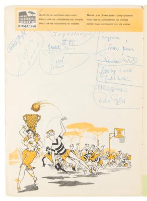 Lot #4234 Rome 1960 Summer Olympics Program Signed by Athletes - Image 5