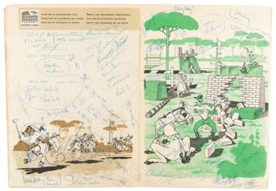 Lot #4234 Rome 1960 Summer Olympics Program Signed by Athletes - Image 8