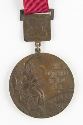 Lot #4061 Mexico City 1968 Summer Olympics Bronze Winner's Medal for Wrestling - Image 1